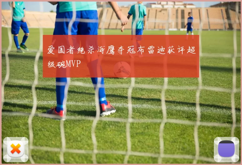 爱国者绝杀海鹰夺冠布雷迪获评超级碗MVP